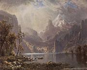 Albert Bierstadt In the Sierras oil painting
